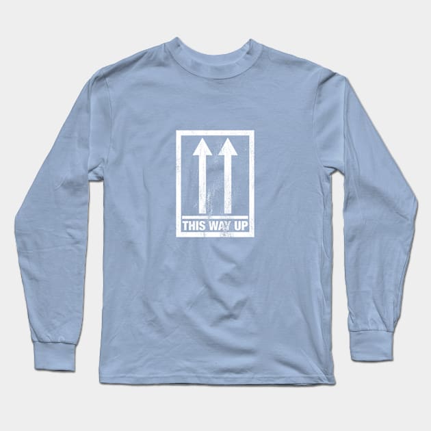 This way up sign Long Sleeve T-Shirt by steveball